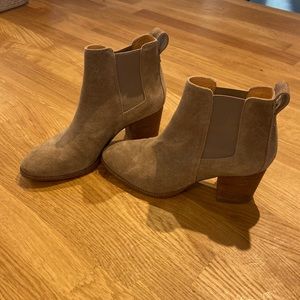 Madewell suede booties